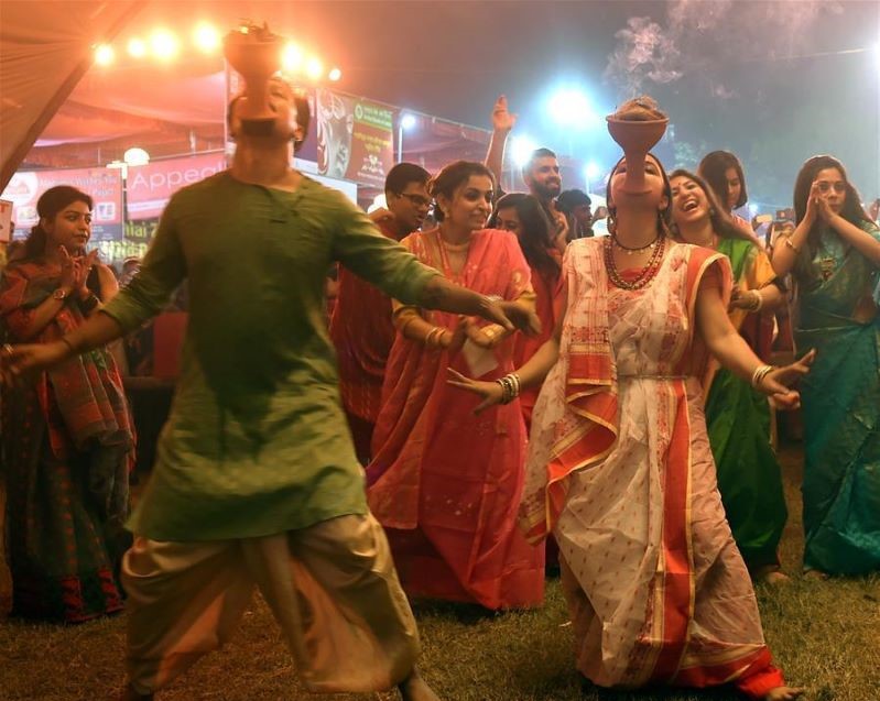 lễ hội Durga Puja -một trong những lễ hội nổi tiếng